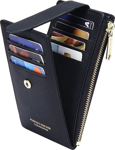 rfid card case with zipper womens|Amazon.com: Rfid Card Cases.